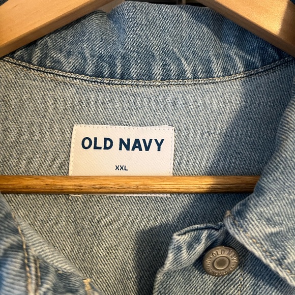 Old Navy Women's Blue Denim Jacket (XXL) - Picture 2 of 2